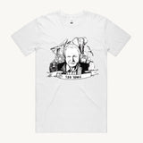 David Attenborough 100 Years Adult T shirt White by High Tees