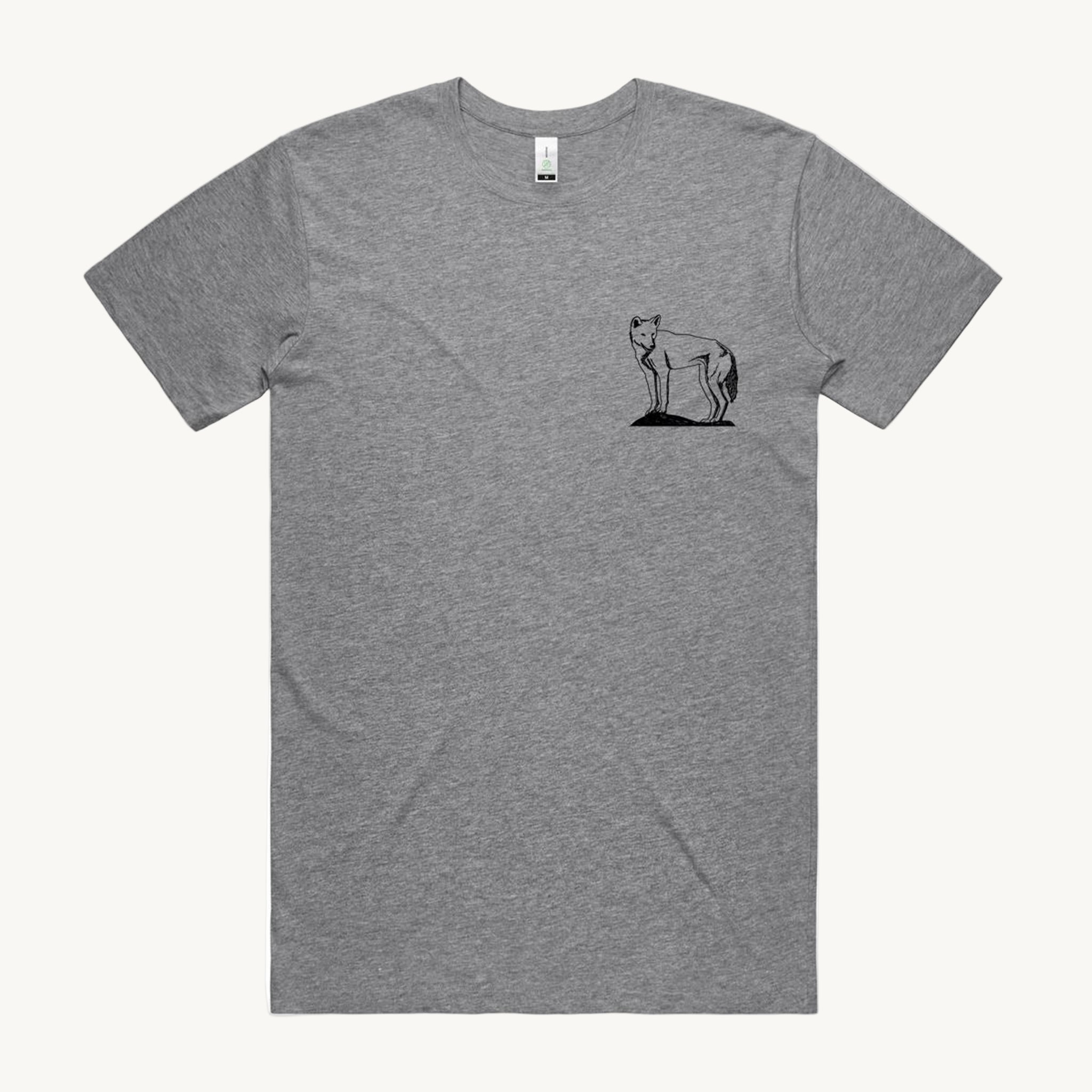 Dingo Gray Regular T shirt by High Tees.