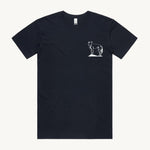 Dingo Navy Regular T shirt by High Tees.