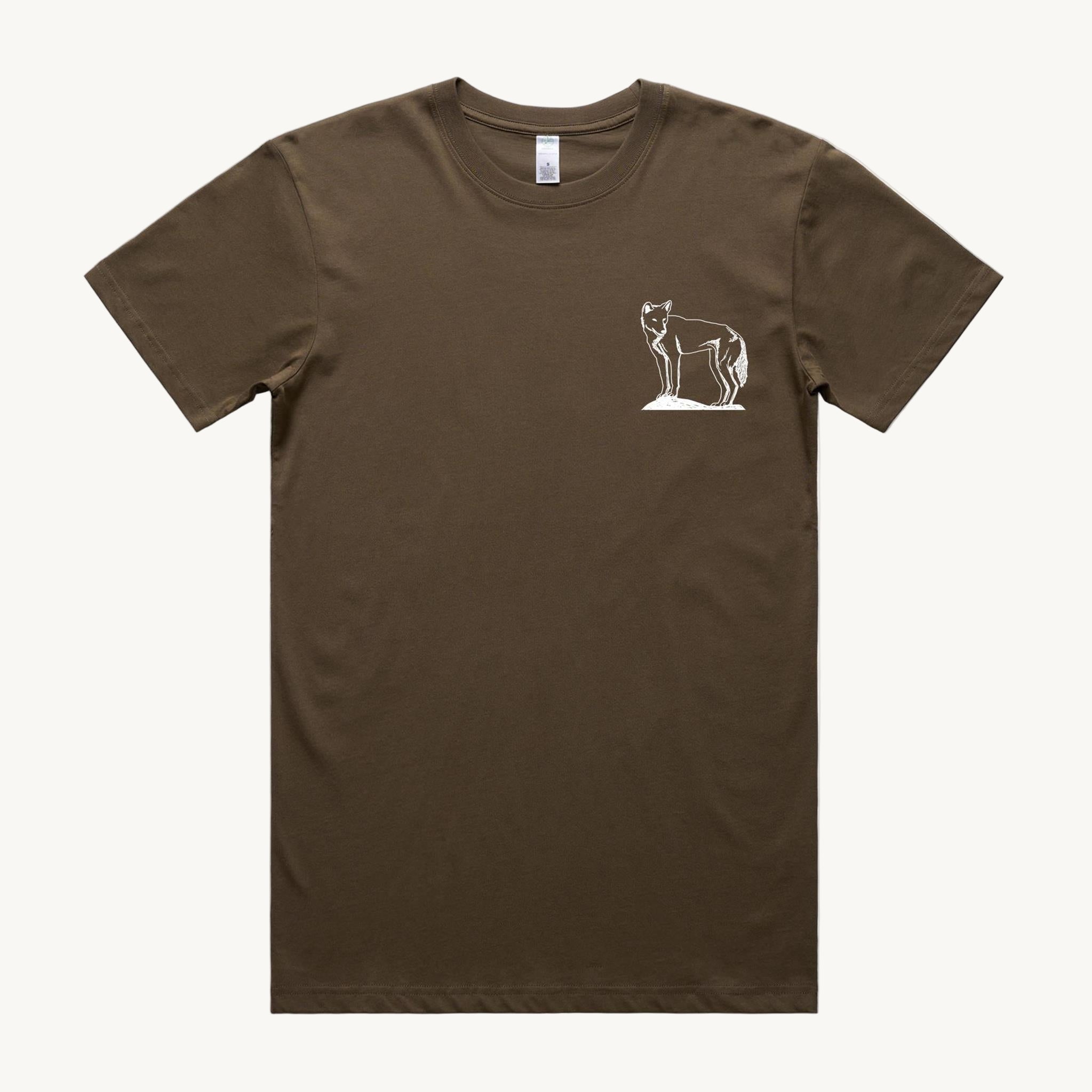 Dingo Walnut Regular T shirt by High Tees.