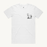 Dingo White Regular T shirt by High Tees.