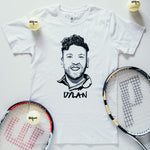 Dylan Alcott T-shirt by High Tees. Ethically made in Melbourne from 100% GOTS organic cotton. 10% donated to West Welcome Wagon. ©High Tees