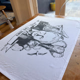 Sir David Attenborough 100 years Tea Towel