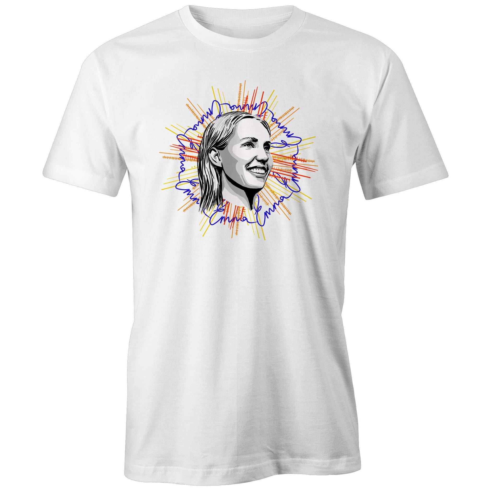 Emma McKeon T-shirt – High Tees Australian icon graphic tee, ethically made in Melbourne. ©High Tees