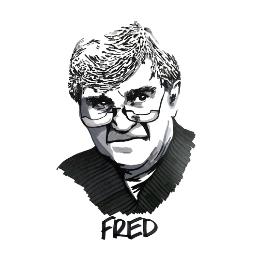 Fred Hollows Original Drawing. ©High Tees