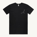 Glossy Black Cockatoo Regular t shirt designed by High Tees. 