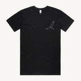 Glossy Black Cockatoo Regular t shirt designed by High Tees. 