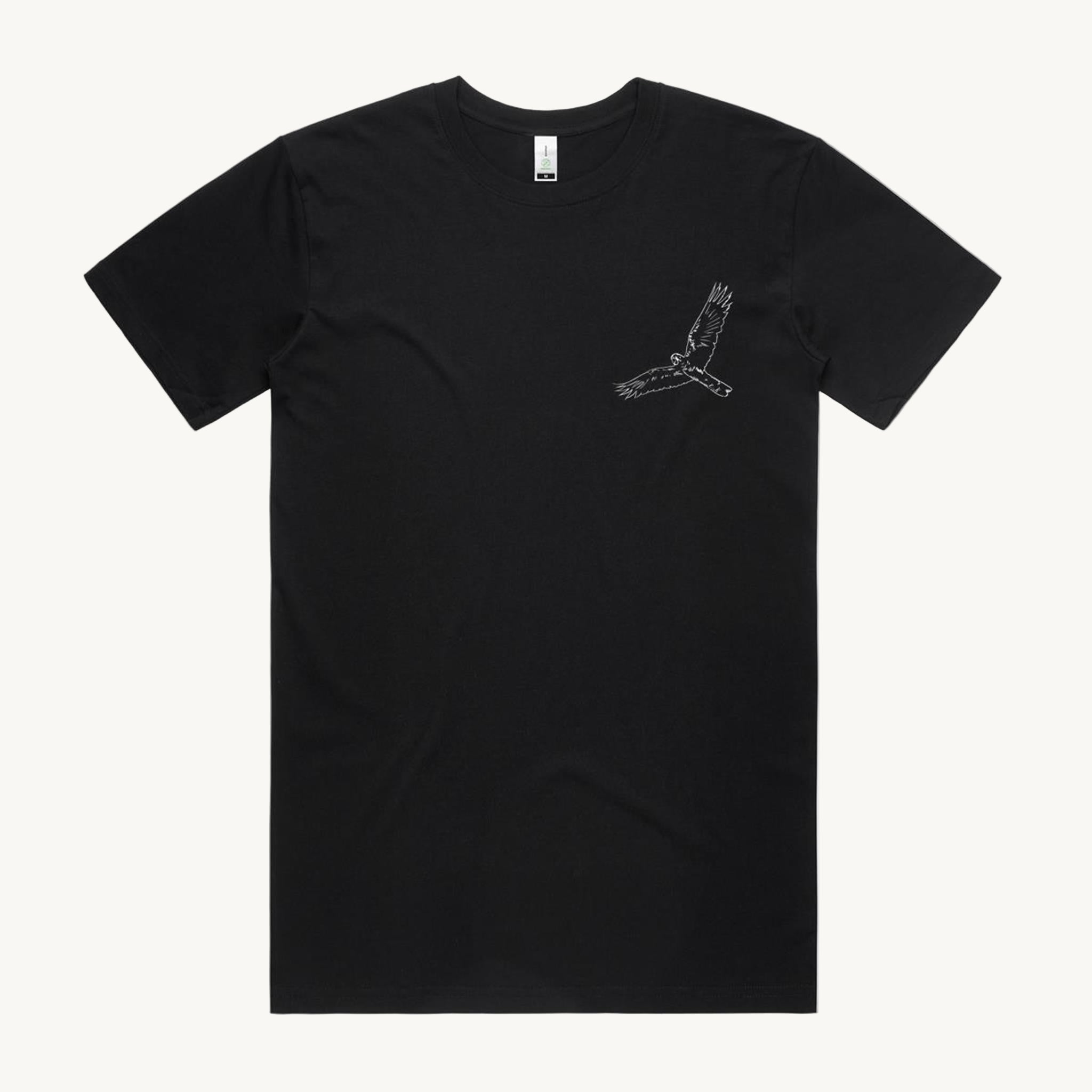Glossy Black Cockatoo Regular t shirt designed by High Tees. 