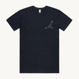 Glossy Black Cockatoo Regular t shirt designed by High Tees. 