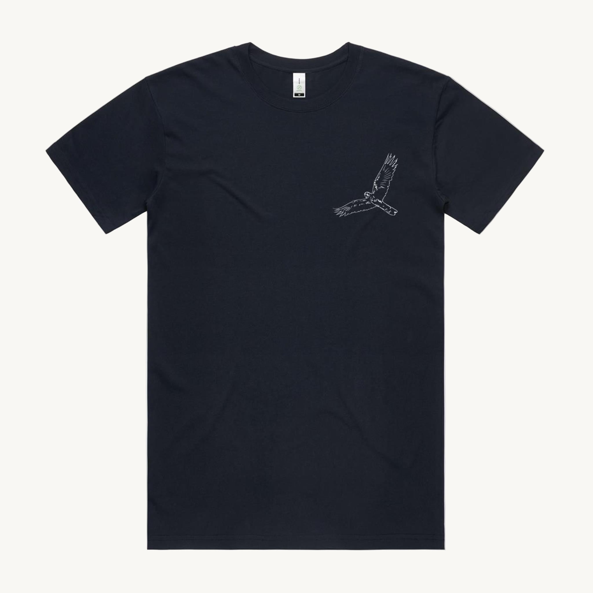Glossy Black Cockatoo Regular t shirt designed by High Tees. 