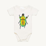Golden Stag Beetle All In One Romper Natural by High Tees.