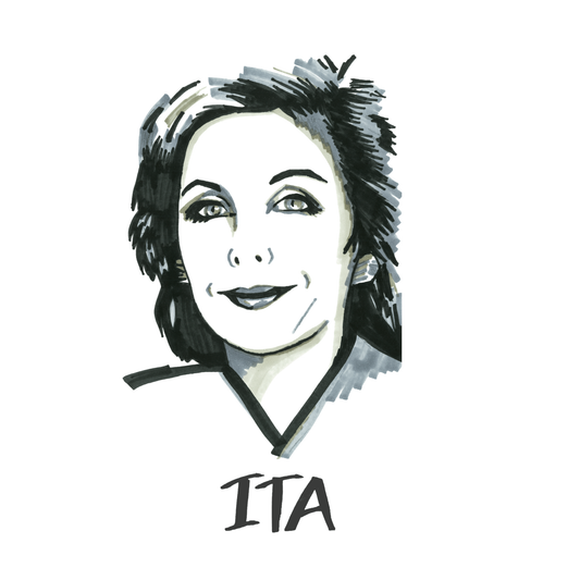 Ita Buttrose Original drawing. ©High Tees