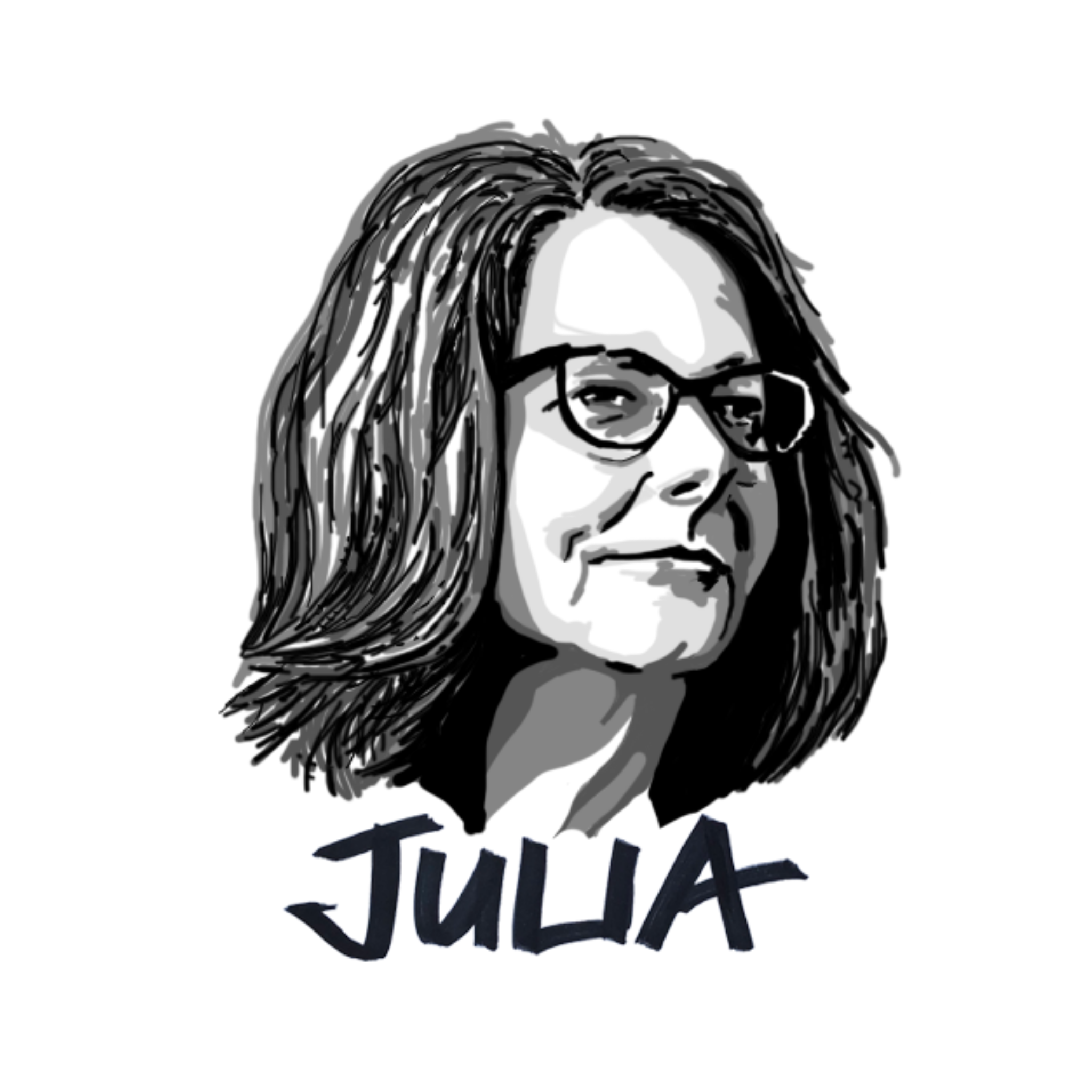 Julia Gillard original drawing. ©High Tees