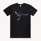 Kangaroo Big Black T shirt by High Tees.