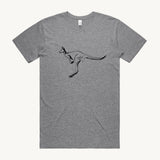 Kangaroo Big Gray T shirt by High Tees.
