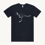 Kangaroo Big Navy T shirt by High Tees.
