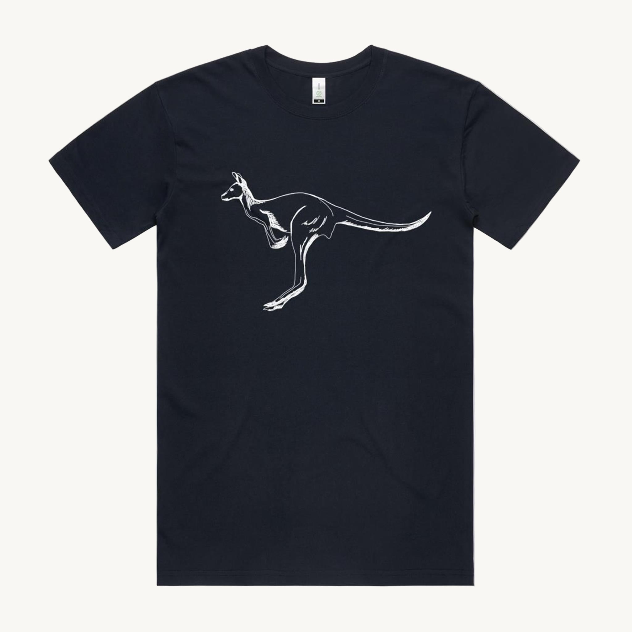 Kangaroo Big Navy T shirt by High Tees.