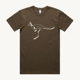 Kangaroo Big Walnut T shirt by High Tees.