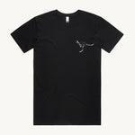 Kangaroo Black T shirt by High Tees.