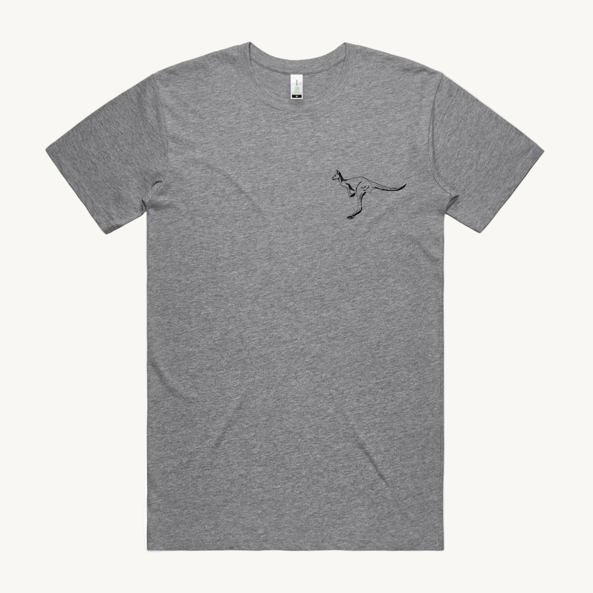 Kangaroo Gray T shirt by High Tees.