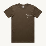 Kangaroo Walnut T shirt by High Tees.