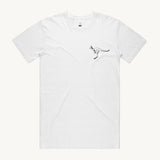 Kangaroo White T shirt by High Tees.