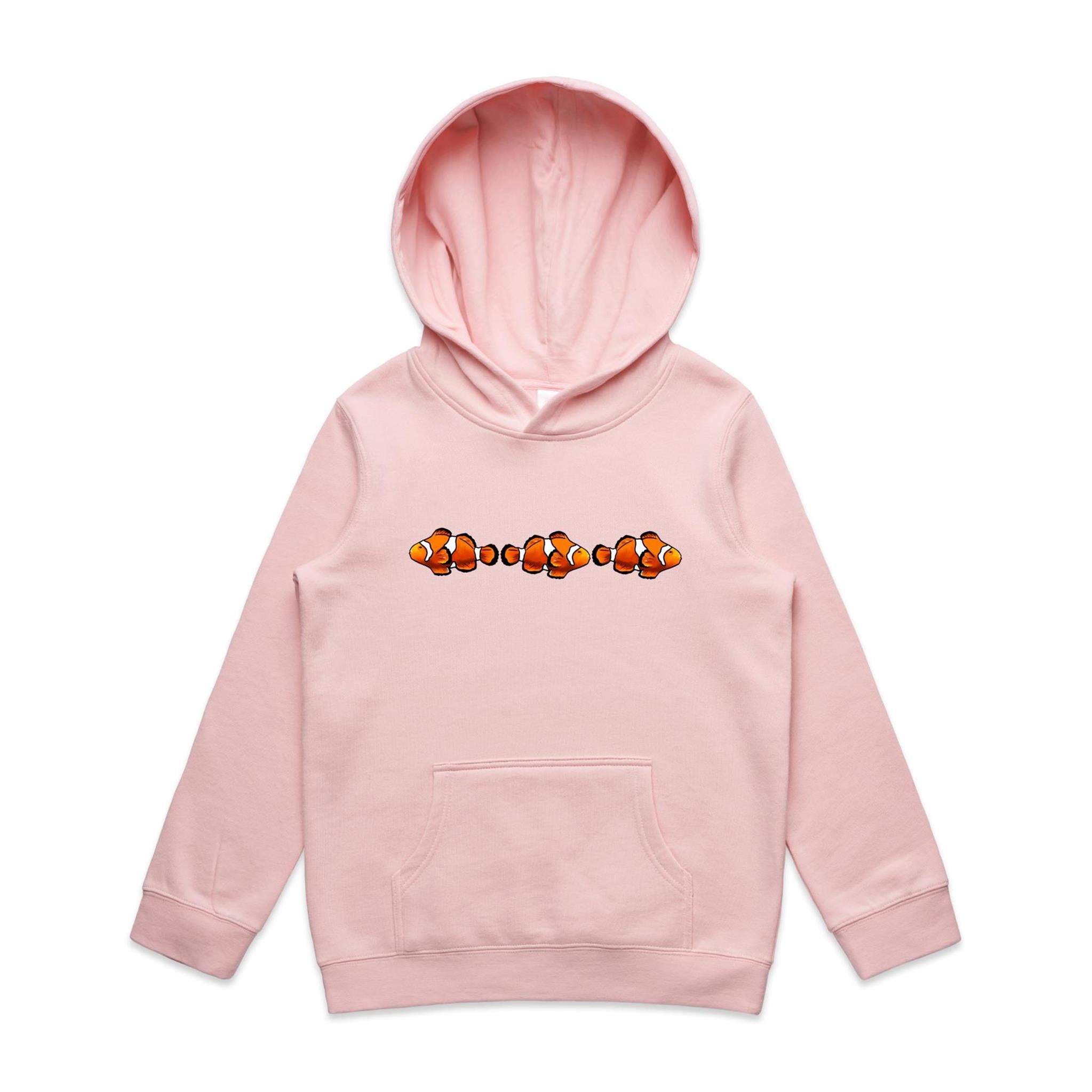 Kids Pink Coral not Coal Hoodie