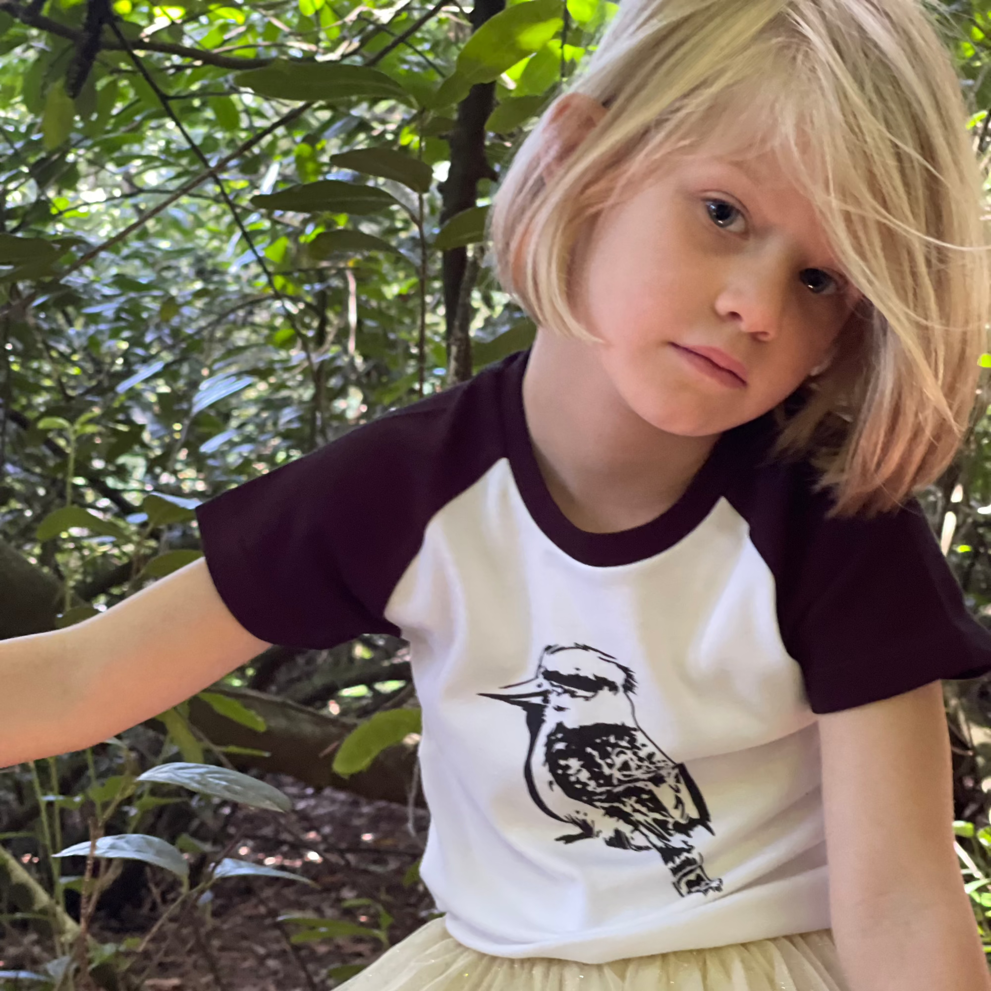 Kookaburra T shirt Raglan kids 