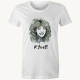 Kylie 80s Womens Organic T shirt by High Tees