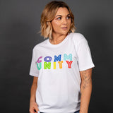 Community Rainbow T shirt