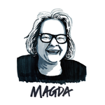Magda Szubanski T shirt – High Tees Australian icon graphic tee, ethically made in Melbourne. ©High Tees