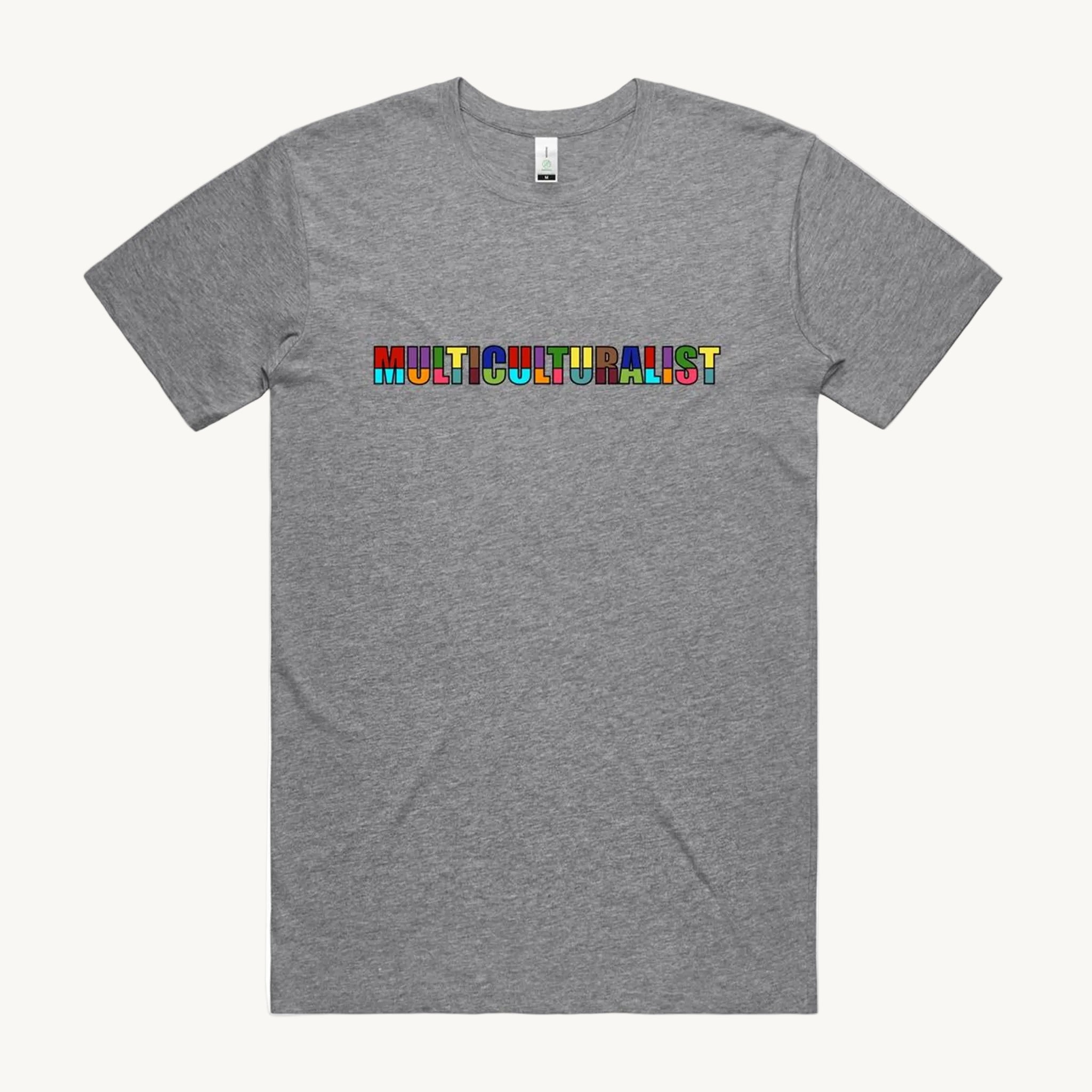Multiculturalist T shirt Gray by High 
Tees