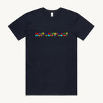 Multiculturalist T shirt Navy by High 
Tees