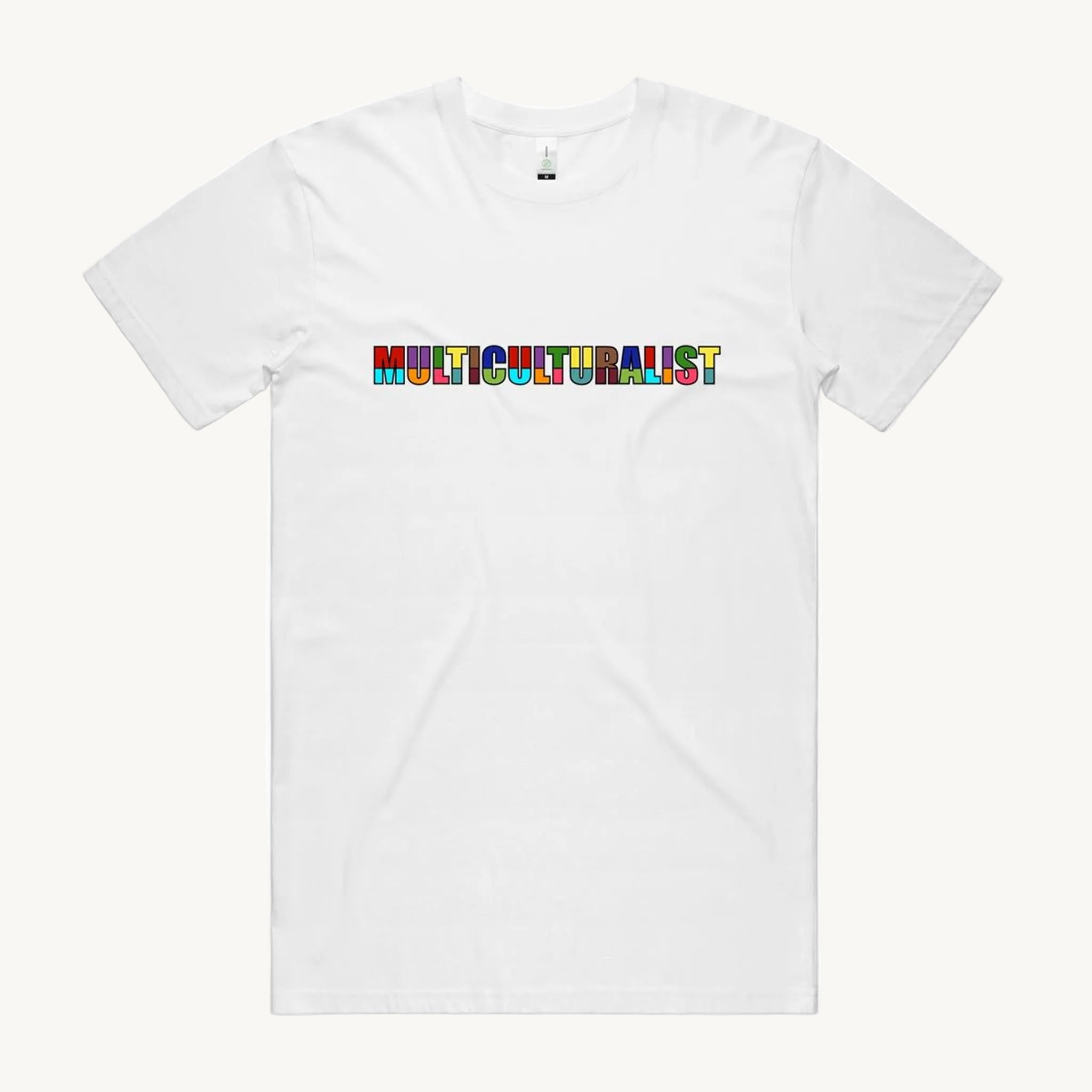 Multiculturalist T shirt White by High 
Tees