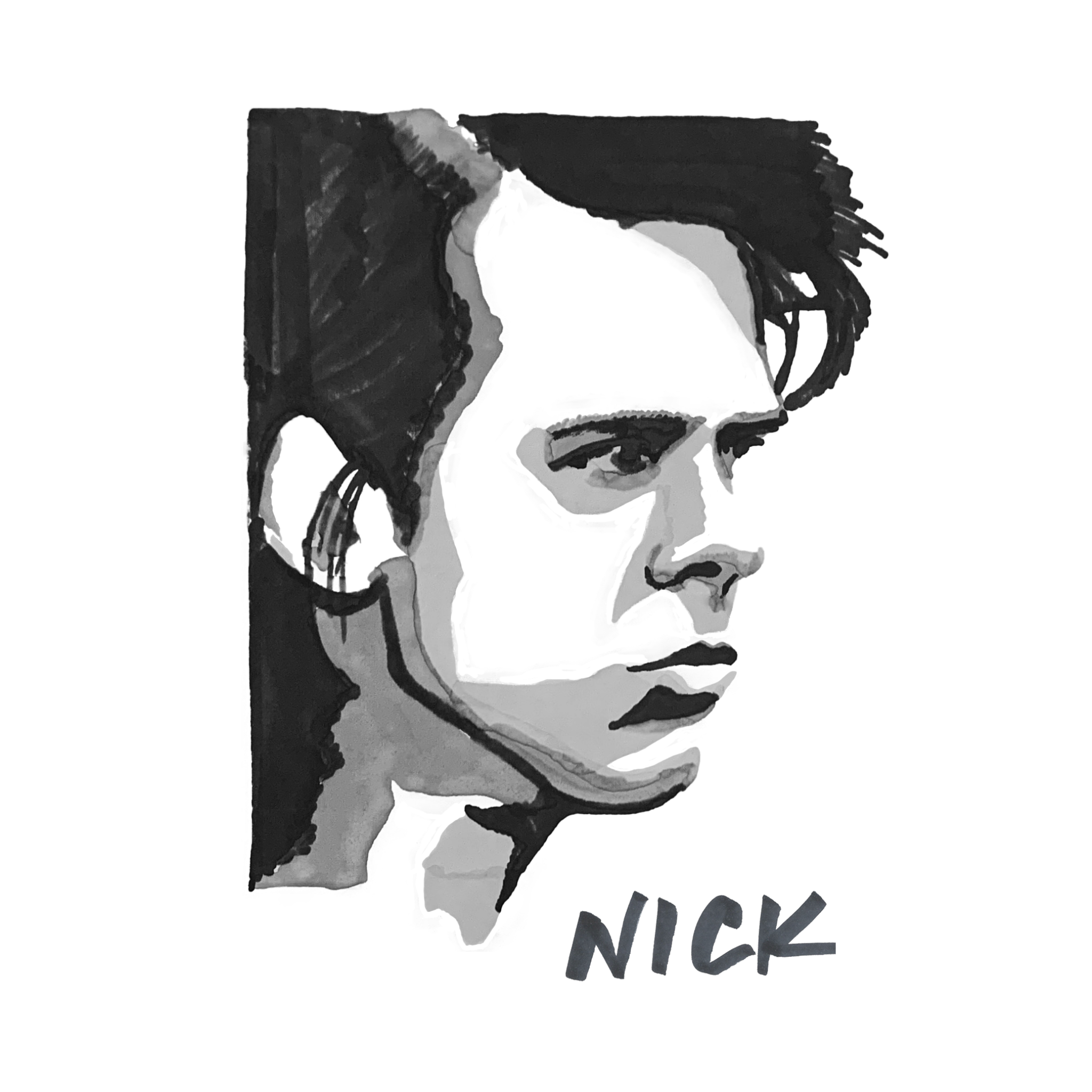 Nick Cave T shirt - High Tees Australia. ©High Tees