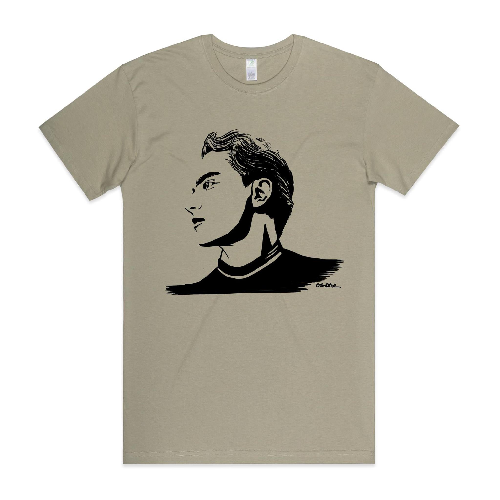 Oscar Piastri Eucalyptus T shirt. High Tees Australia. ©High Tees