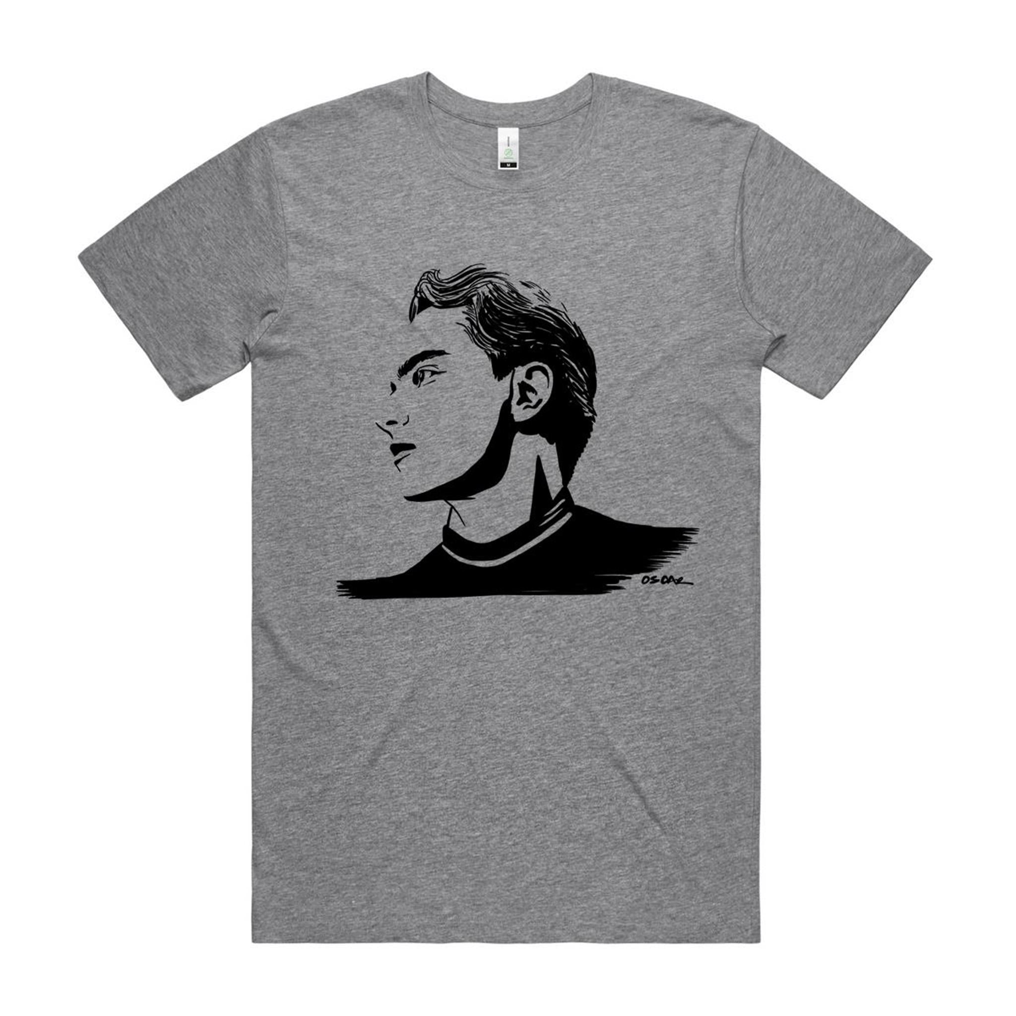 Oscar Piastri Grey T shirt. High Tees Australia. ©High Tees