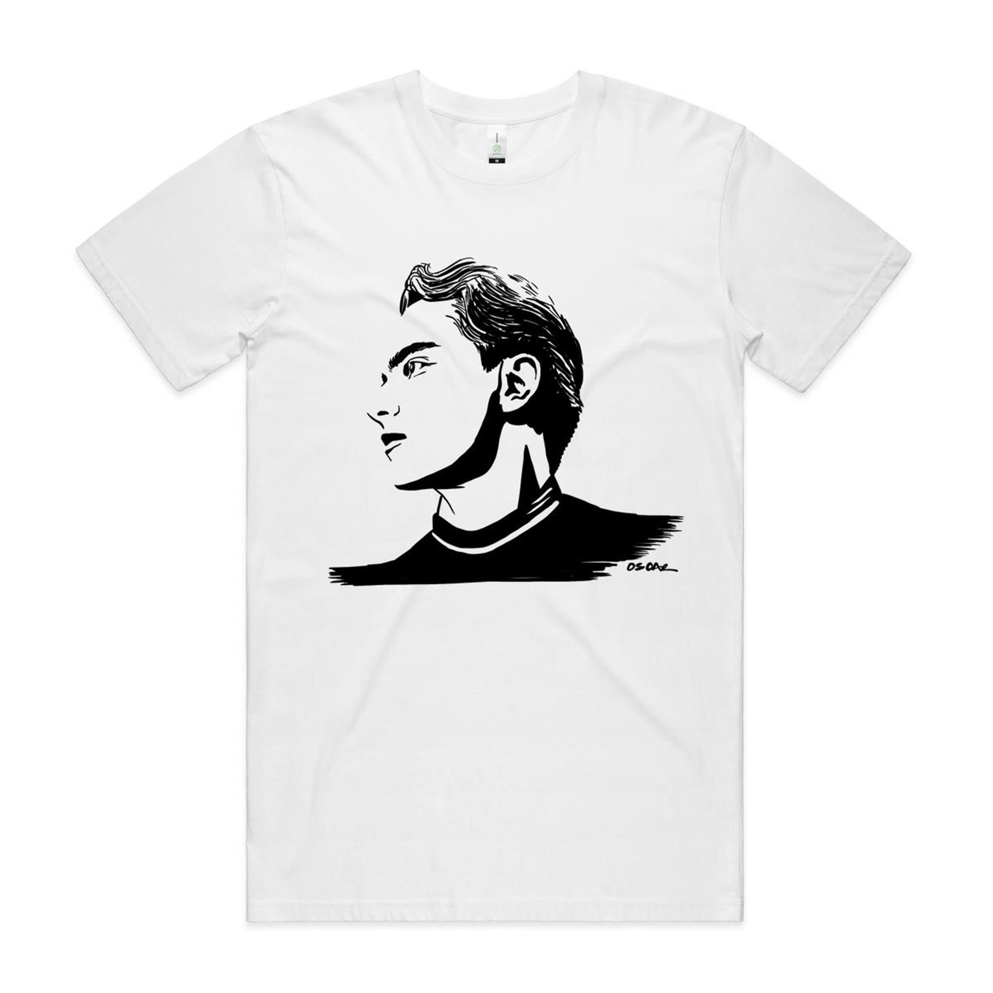 Oscar Piastri White T shirt. High Tees Australia. ©High Tees