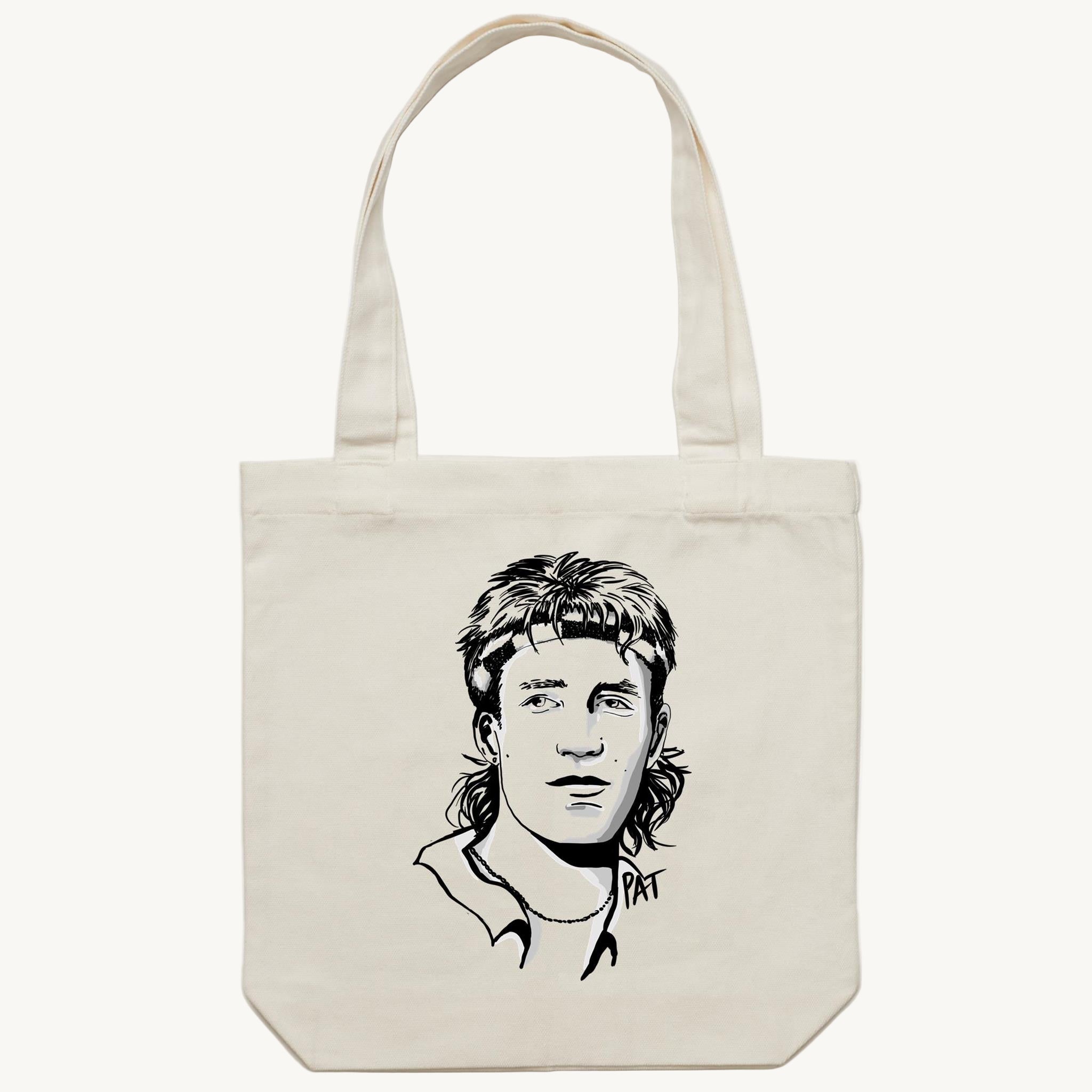 Pat Cash Tote Bag by High Tees. 