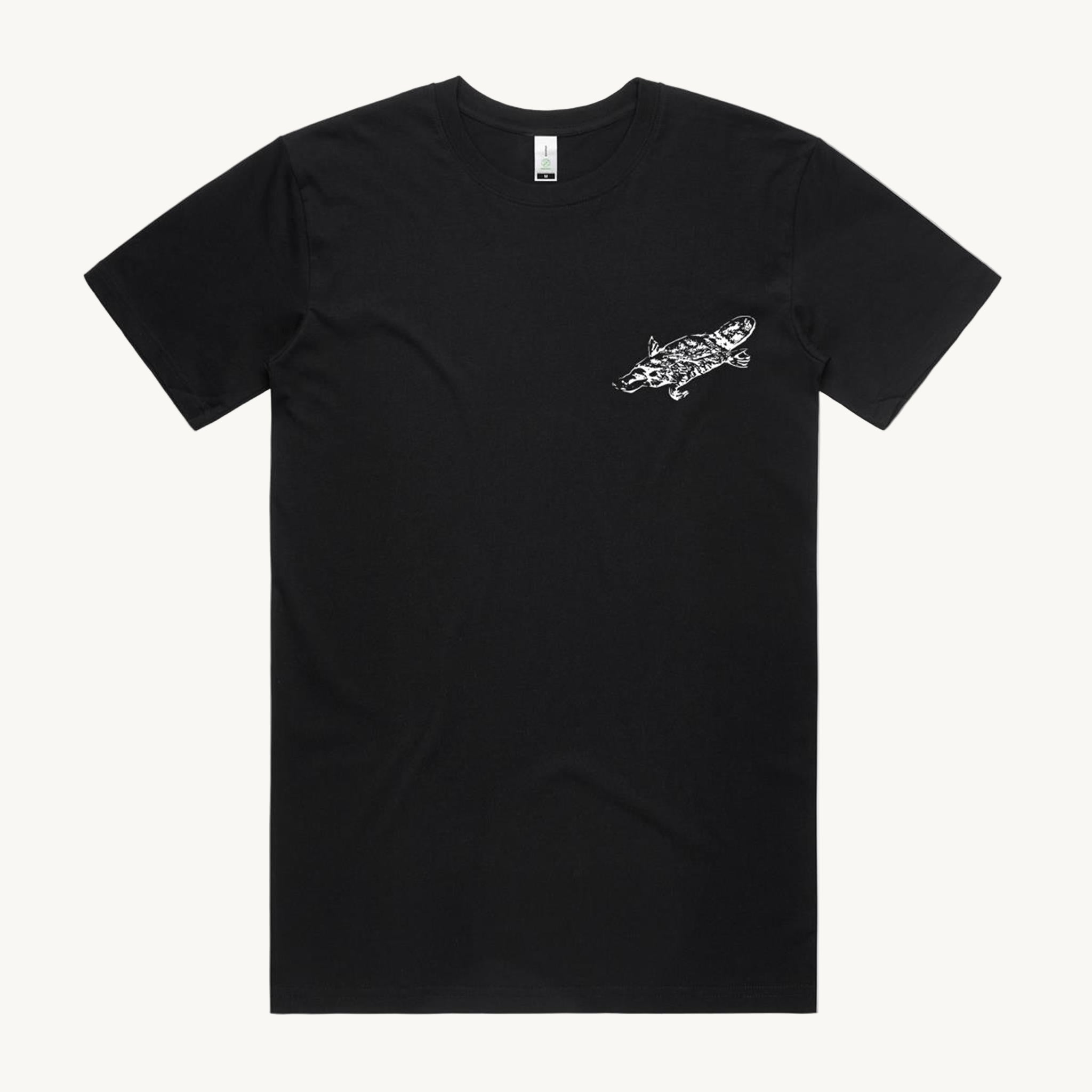 Platypus Pocket Print Black T shirt by High Tees. 