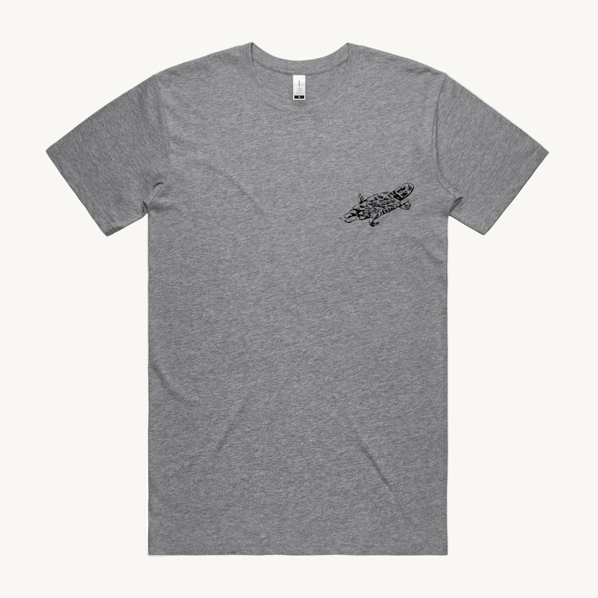 Platypus Pocket Print Gray T shirt by High Tees. 