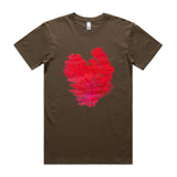 Red Finger Coral Walnut T shirt by High Tees.