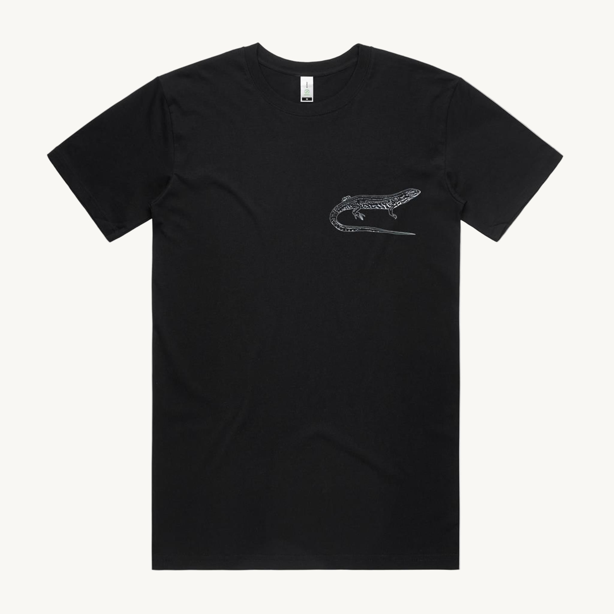 Skink T shirt Black by High Tees.
