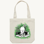Sir David Attenborough Tote Bag Natural by High Tees