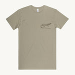 Skink T shirt Eucalyptus by High Tees.