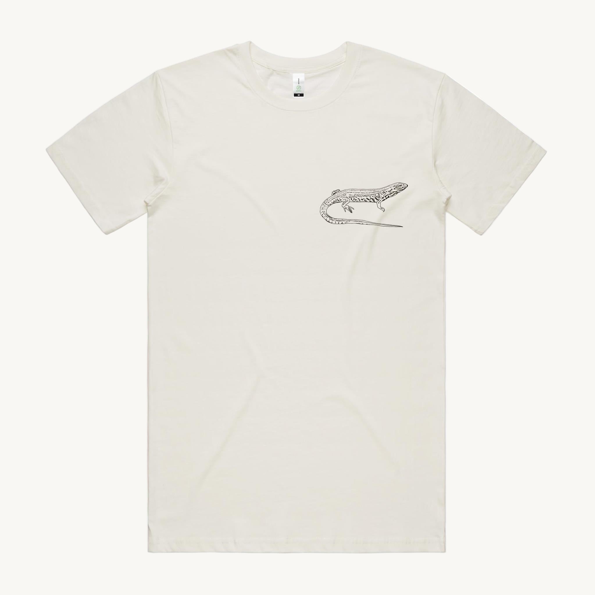 Skink T shirt Natural by High Tees.