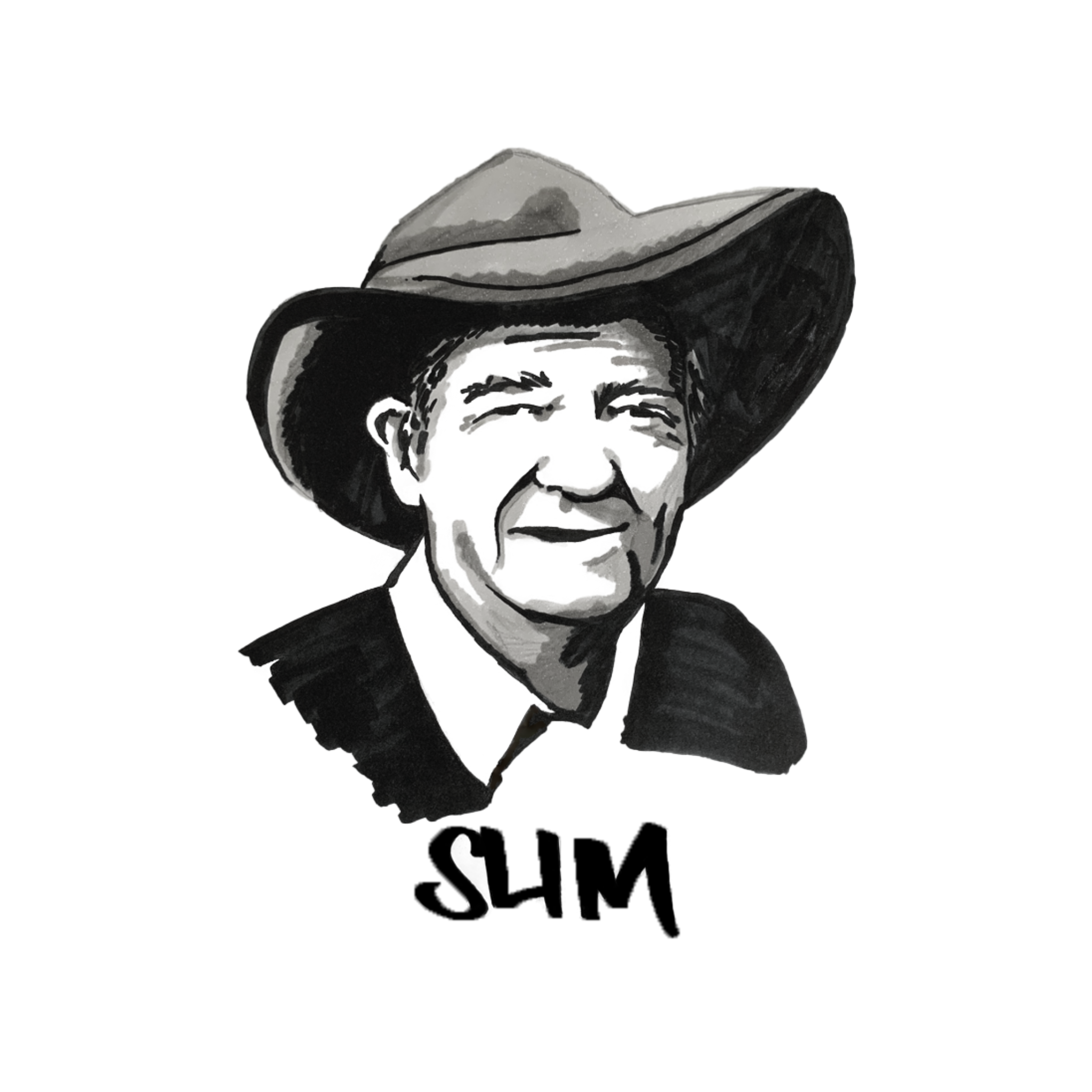Slim Dusty T shirt. High Tees Australia. ©High Tees 