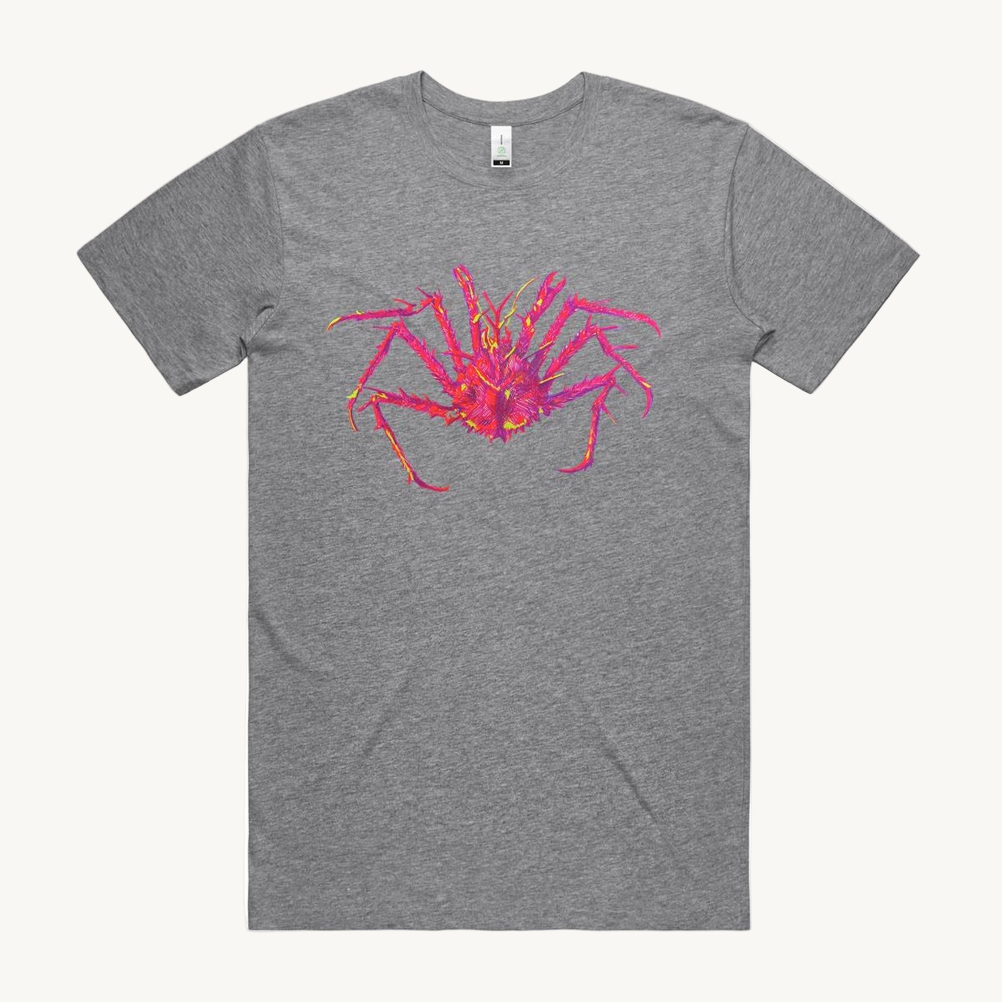 Spider Crab Gray T shirt by High Tees. 