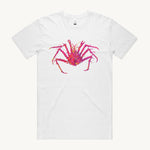 Spider Crab White T shirt by High Tees. 