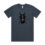 Stag Beetle T shirt printed on 100% organic cotton t shirt. 